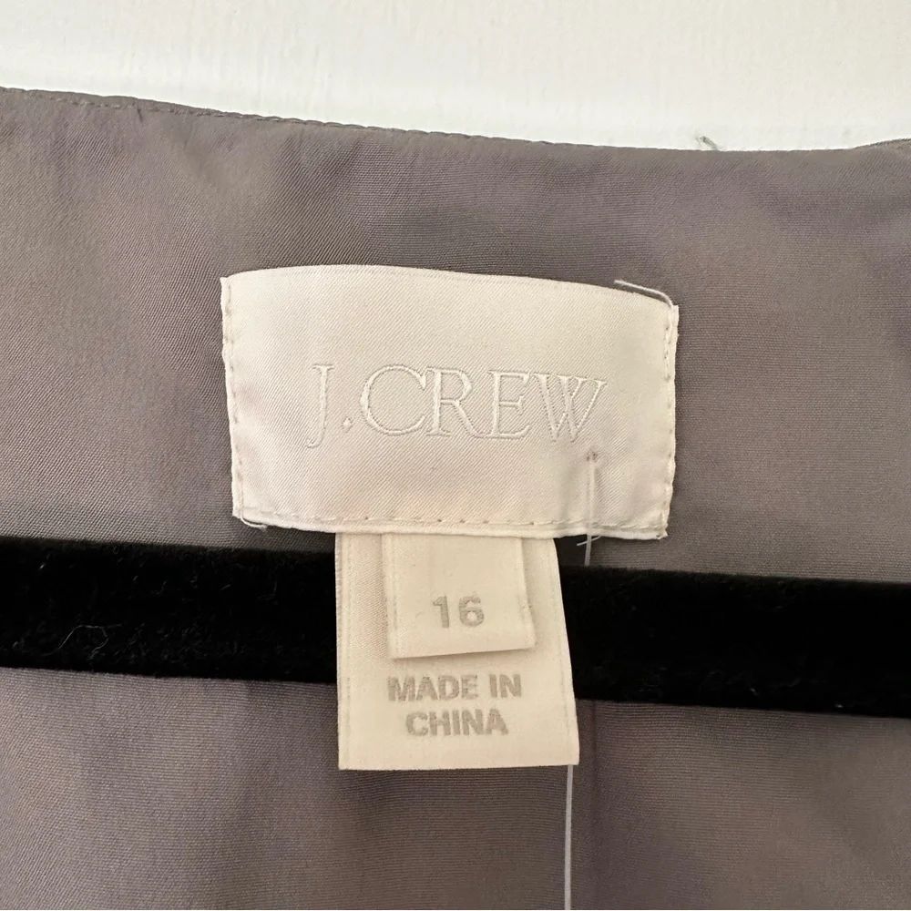 J. Crew Mirabelle Dress In Silk Chiffon NEW